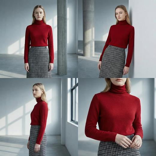 【咕咕同款】PALUOPO/PL山羊绒经典气质款羊绒衫100%山羊绒帕罗 商品图3