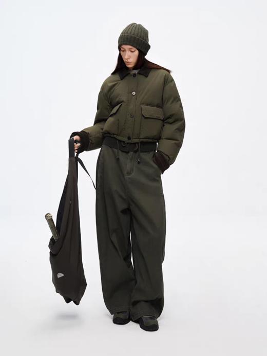 半圆/D5231952/工装短款轻薄款羽绒服 商品图3