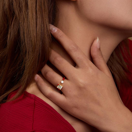 Manreya玛芮雅“指定发财”戒指|铜镀金 商品图5