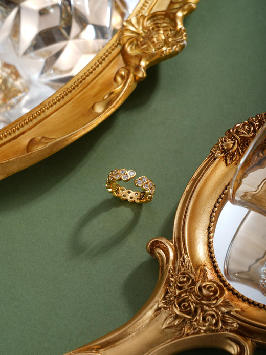 子佩集【璀璨宣言】银S925戒指【MYA210】镀金双排钻2601 商品图2