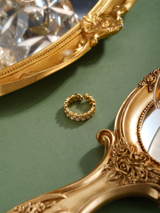 子佩集【璀璨宣言】银S925戒指【MYA210】镀金双排钻2601 商品图3