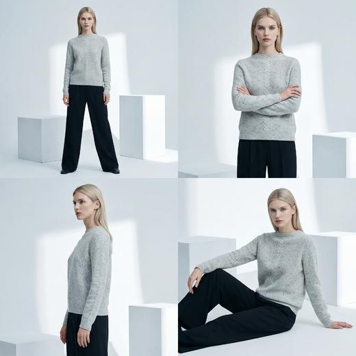 【咕咕同款】PALUOPO/PL山羊绒经典气质款羊绒衫100%山羊绒帕罗 商品图5