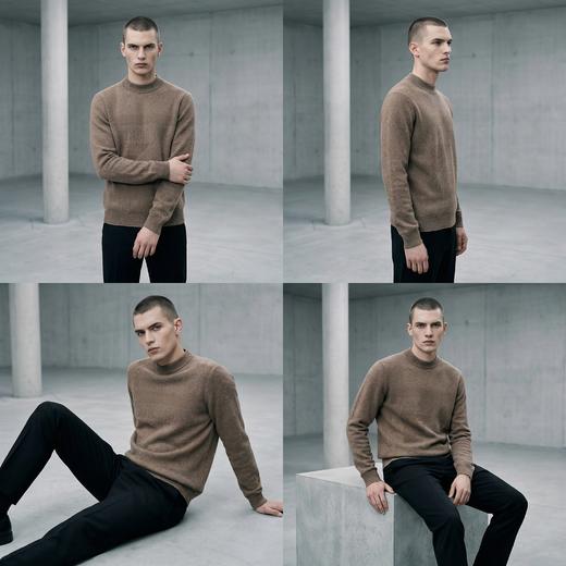 PALUOPO/PL山羊绒男装羊绒衫100%山羊绒帕罗 商品图10