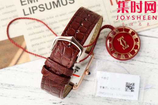 卡地亚TankSolo AF坦克Solo系列 小号 女士腕表
【表壳】表盘尺寸：小号29.5mm*22mm 商品图8