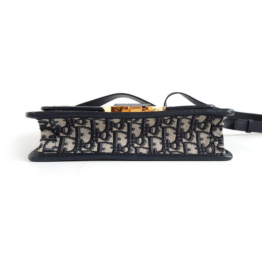 【95新】Dior迪奥30 Montaigne 手袋M9203UTZQ_M928中号老花蒙田皮肩带单肩斜挎包女士 190126AK42 商品图5