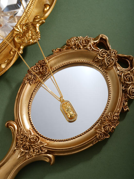 子佩集【玲珑貔貅】银S925套链【FYL-2223】项链镀金貔貅2601 商品图3