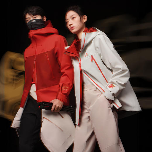 【马年限定】伯希和户外硬壳冲锋衣新年配色TORAYDELFY防水登山服 商品图2