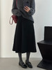 【百图lulu定制】【神仙毛呢裙】桑蚕丝羊毛混纺  显瘦 显高 保暖 毛呢 不规则 弹力腰围 百褶半裙 商品缩略图9