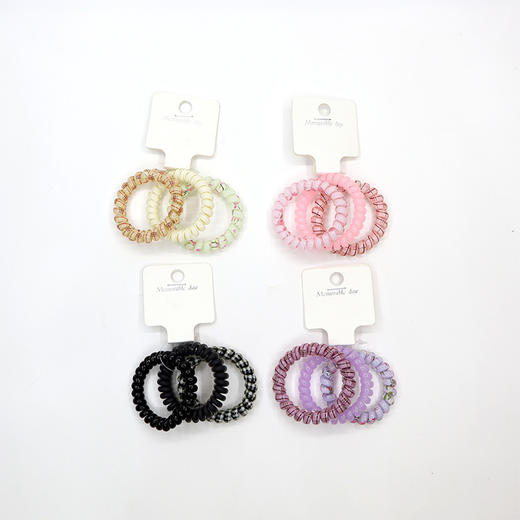 ZY碎花拼色电话线（3根）-纪念日百货门店同款169446526 商品图0