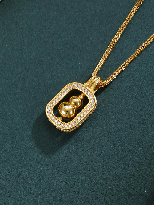 子佩集【福禄一生】银S925套链【FYL-2227】项链镀金可转动葫芦2601 商品图4