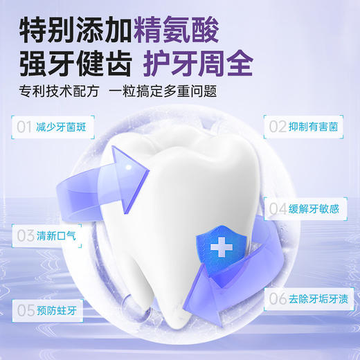 益生菌固体牙膏漱口粒咀嚼片便携式清新口气除口臭去黄美白洁牙片 商品图3