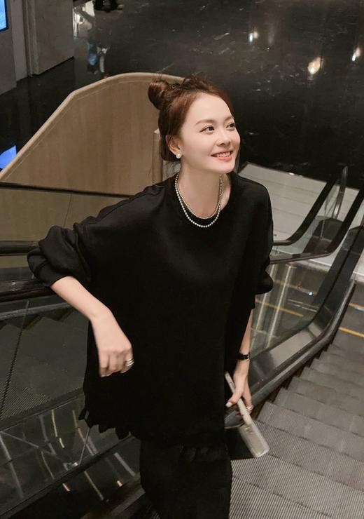 轻法式遮肉高克重小花苞连衣裙 商品图11