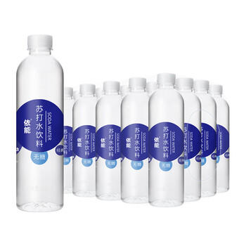 依能 锌强化 无糖无汽弱碱 苏打水饮料 500ml*24瓶 塑膜装饮品 商品图2