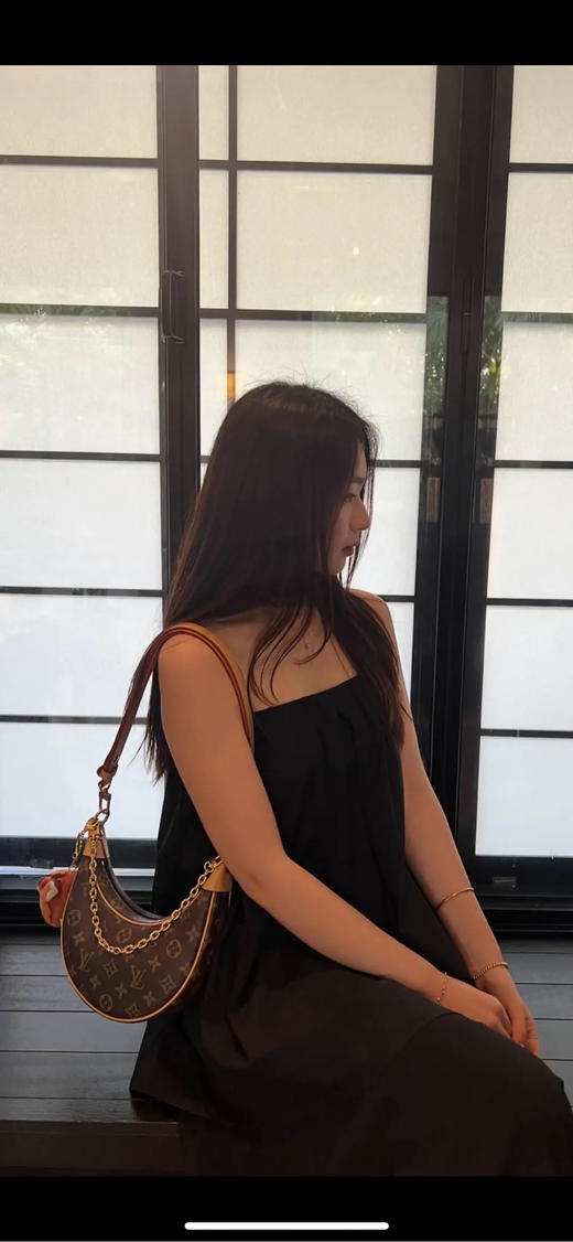 LV looping 老花 豌豆 月亮包 商品图2