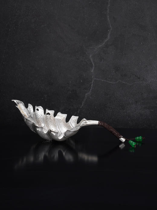 子佩集【一叶禅心】银S999摆件【FECLIO001】茶具茶漏2601 商品图4