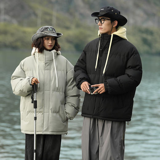 【年底大清仓！！】（春节预售：2月8日-25日停发）斯辰唯佳情侣款休闲假两件棉衣DQC5303 商品图3