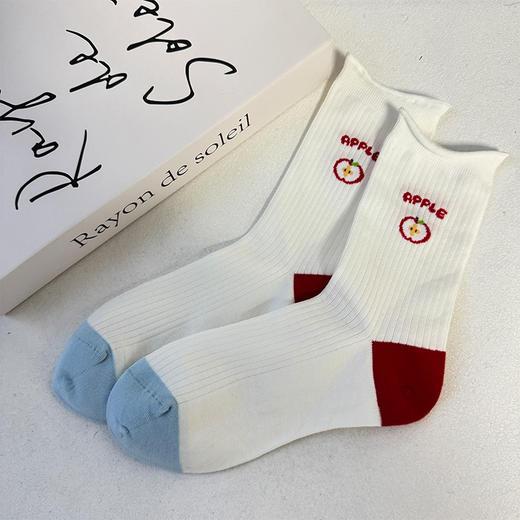 苹果狗系列中筒袜女袜-纪念日百货门店同款169144000 商品图4