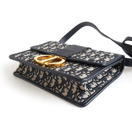 【95新】Dior迪奥30 Montaigne 手袋M9203UTZQ_M928中号老花蒙田皮肩带单肩斜挎包女士 190126AK42 商品图7