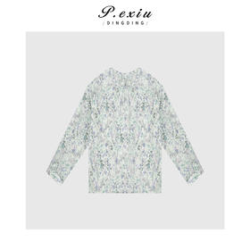 04-1潘依绣丁丁宠粉春夏款慵懒清新碎花衬衫 Q96421