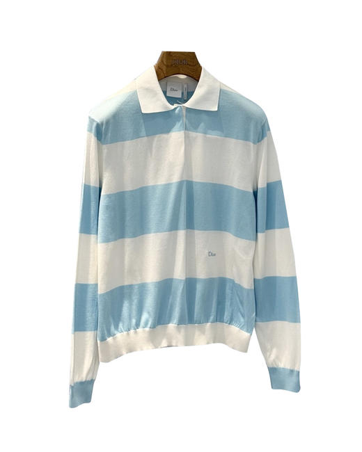 女款条纹长袖polo衫la010 商品图0