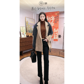 火桐hooton 深冬爆款搭配神器! !400克左右羊绒，搭配所有大衣羽绒 !T061