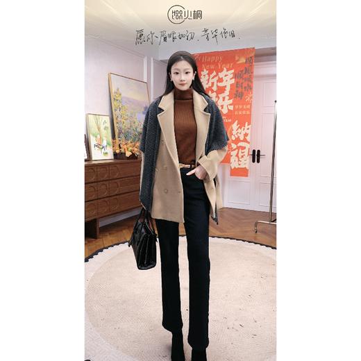 火桐hooton 深冬爆款搭配神器! !400克左右羊绒，搭配所有大衣羽绒 !T061 商品图0