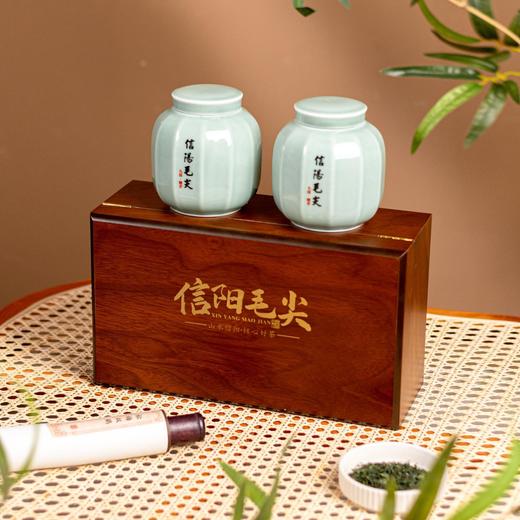 桃花木【木盒.小双瓷毛尖（半斤装左右）】65元1套.整箱12套 商品图1