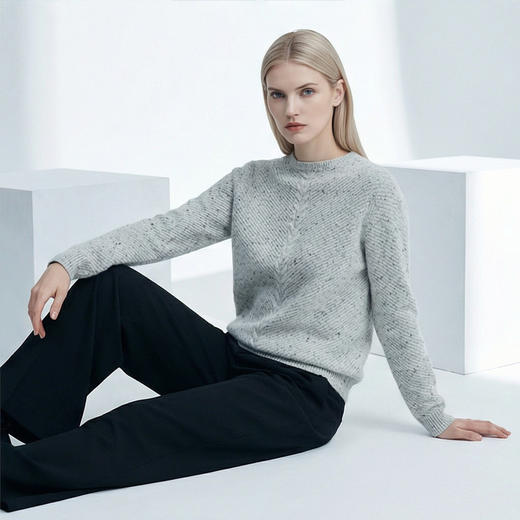 【咕咕同款】PALUOPO/PL山羊绒经典气质款羊绒衫100%山羊绒帕罗 商品图13