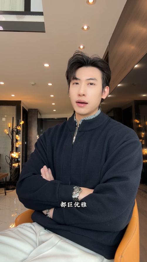 36252SDSA男士秋冬新款痞帅男装韩版简约拼接半拉链立领卫衣百搭宽松潮 商品图0