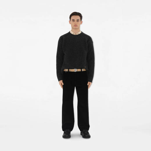 BURBERRY 巴宝莉 男士双面两用格纹拼皮革 TB 腰带 格子 8069853 A7026 商品图4