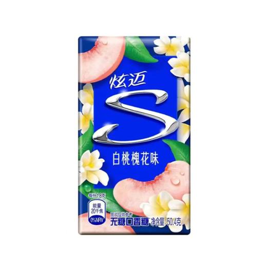 炫迈50.4g白桃槐花味无糖口香糖 商品图0