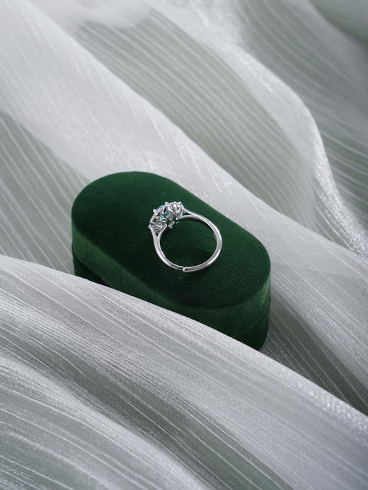 子佩集【璀璨恒芳】银S925戒指【RM0498-XF】培育宝石帕拉伊巴蓝碧玺2601 商品图3