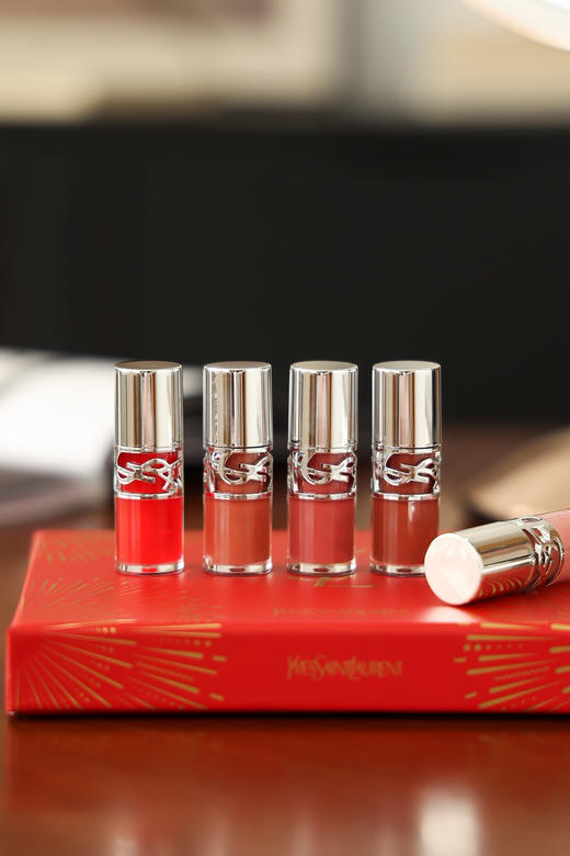 【春节不打烊】YSL圣罗兰水光啵啵唇釉礼盒装 下单赠迪奥720色1.5g口红 商品图4