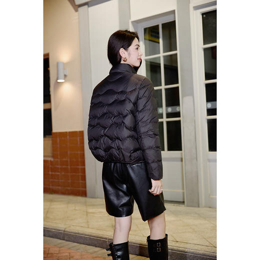 「高货kbnq」全新升级【铂金会员588/天猫799/差价211】(03538)洛诗琳气质轻薄羽绒服2025冬季高级感显瘦保暖短外套女 商品图3