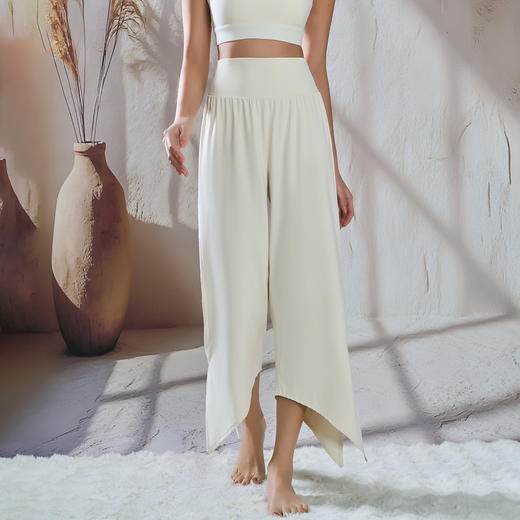 【限时秒】YOGACODE【火树银花系列】瑜伽浮云裤柔软垂感舞蹈练功裤两穿九分直筒裤DWL116043 商品图1