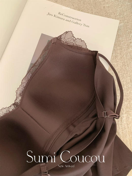 免穿文胸~蕾丝吊带背心女固定胸垫一体式背心内衣内搭 可外穿打底衫 商品图4