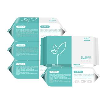 美携巾湿厕纸厕所湿厕巾擦除99.99%细菌家庭装100抽*5包擦屁股湿巾可溶 /家庭清洁/纸品 /清洁纸品 /湿厕纸 商品图8