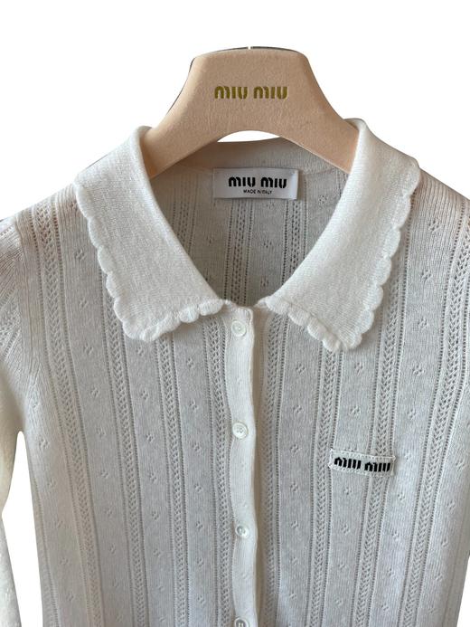 女款羊绒纱线娃娃领针织衫开衫ba017 商品图2