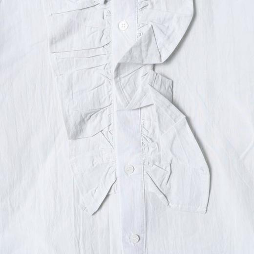 SDSA男士秋冬新款痞帅男装简约时尚纯色花边拼接长袖衬衫百搭衬衣 商品图3