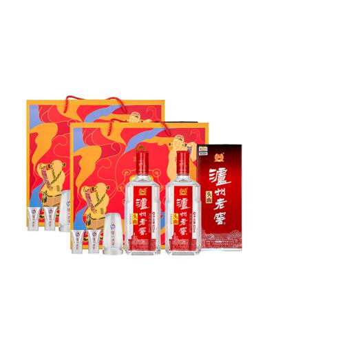 【酒厂直营】泸州老窖头曲富贵吉祥礼盒浓香型白酒55度625ml*2*2 泸州老窖官方旗舰店 商品图0