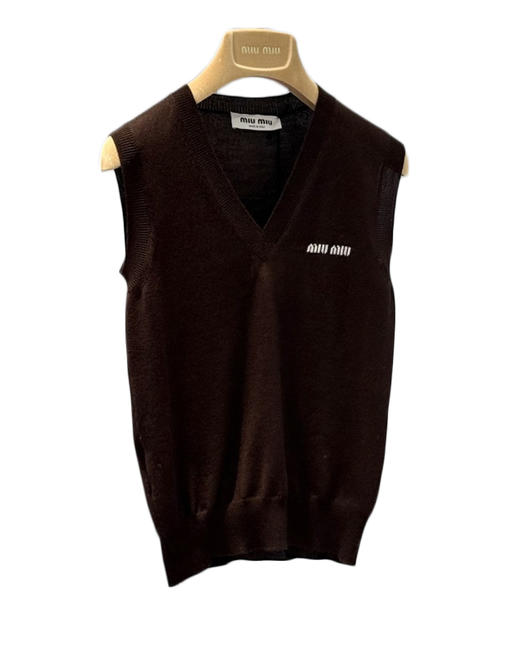 女款针织V领马甲背心zo017 商品图0