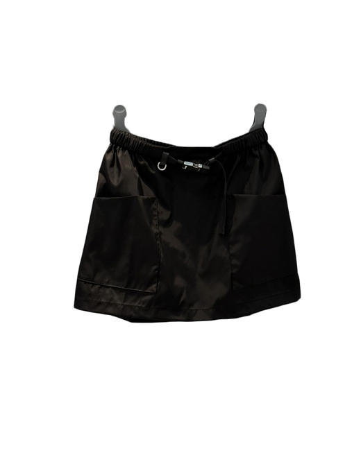 女款腰带尼龙收腰短裙he020 商品图0