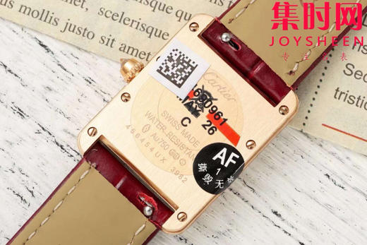 卡地亚TankMust AF坦克Must系列 小号 女士腕表
【表壳】表盘尺寸：小号29.5mm*22mm 商品图5