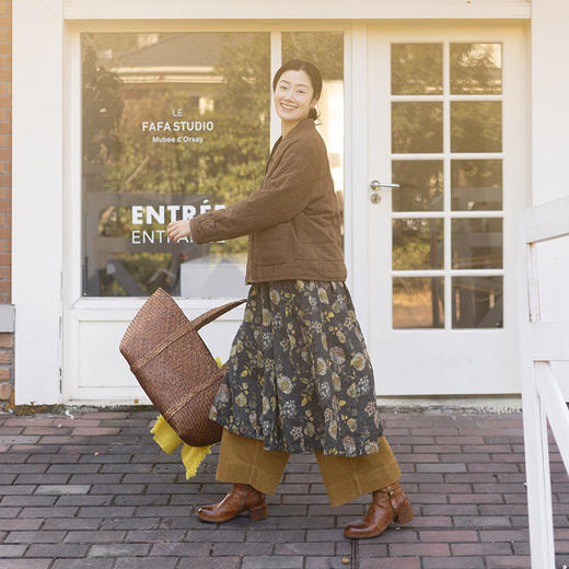 绽放/LSX010朵新岁·纯手工重水洗原胚马皮马丁靴粗跟侧拉链短靴 商品图2