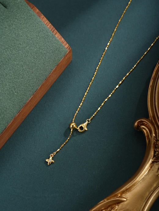 子佩集【四叶女神】银S925套链【FYL-2103】项链镀金四叶草2601 商品图4