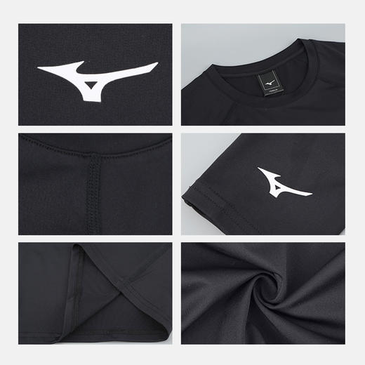 小李子Mizuno美津浓足球运动比赛训练紧身长袖成人男P2CC16Z109 商品图3