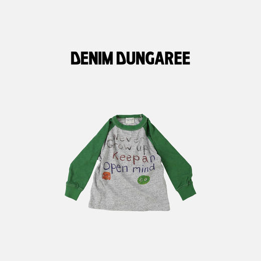 DD日本童装 DENIM DUNGAREE 棉质针织小狗长袖T恤 商品图1