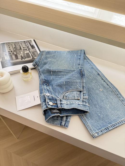 【非质量问题不退】PP15-香奈儿水钻牛仔裤(CC*PP) 商品图3