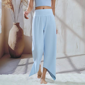 【限时秒】YOGACODE【火树银花系列】瑜伽浮云裤柔软垂感舞蹈练功裤两穿九分直筒裤DWL116043