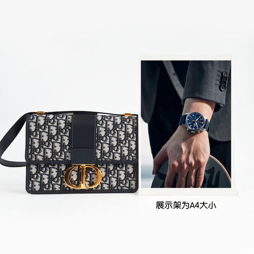 【95新】Dior迪奥30 Montaigne 手袋M9203UTZQ_M928中号老花蒙田皮肩带单肩斜挎包女士 190126AK42 商品图9